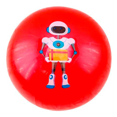 Мяч гумовий 9" 60 грам RB24157_Red