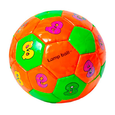 Мяч футбольний дитячий зі світлом "2 2031_Orange