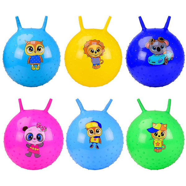 М'яч для фітнесу з шипами 45 см 350 грам 6 кольорів CB4503 М'яч для фітнесу з шипами 45 см 350 грам 6 кольорів CB4503