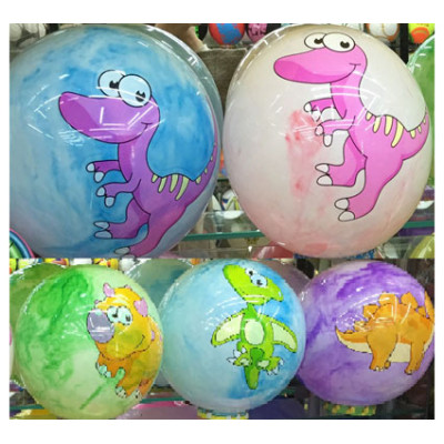 М'яч гумовий "Динозаврик" 9" (5 кольорів) CL12-01 М'яч гумовий "Динозаврик" 9" (5 кольорів) CL12-01