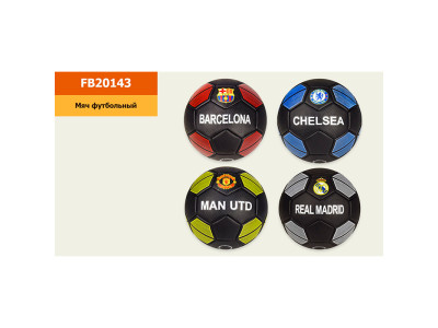 М'яч футбол. арт. FB20143 (30шт) № 5 PU 350 грам MIX 4 кольори FB20143
