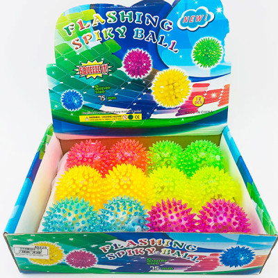 Мячик з шипами великий 12 шт в упаковці K46