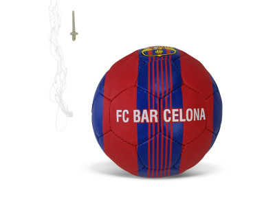 Мяч футбольний BARCELONA №5 PU 420 гр сітка+голка FP085 Мяч футбольний BARCELONA №5 PU 420 гр сітка+голка FP085