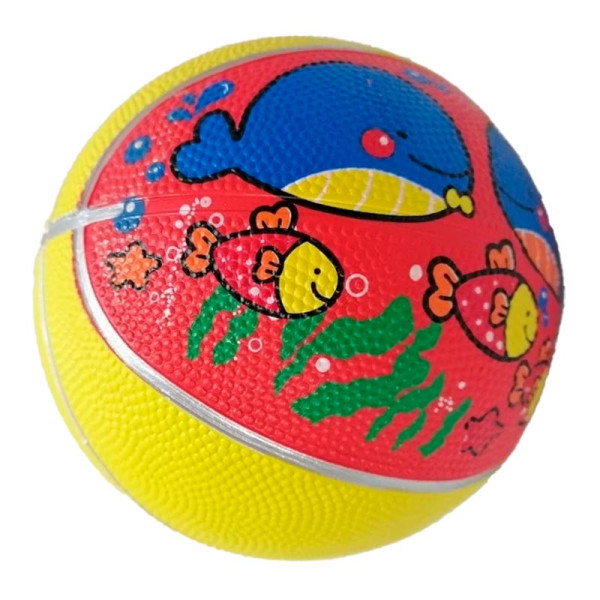 Мяч баскетбольний дитячий "2 2-3LBS_Yellow-Red