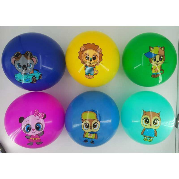 М'яч гумовий 6" 45 грам 6 кольорів RB2111