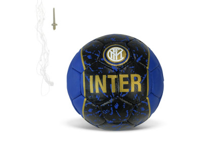 Мяч футбольний INTER №5 PU 420 гр сітка+голка FP084 Мяч футбольний INTER №5 PU 420 гр сітка+голка FP084