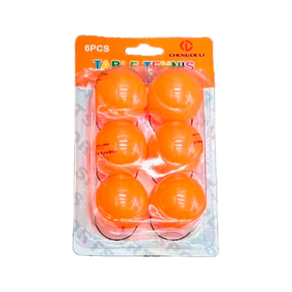 Набір Мячиків для тенісу ABS 6 штук TB2619_Orange