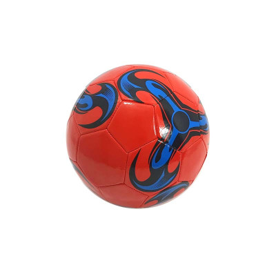 Мяч футбольний "5 (PVC) червоний ABT057
