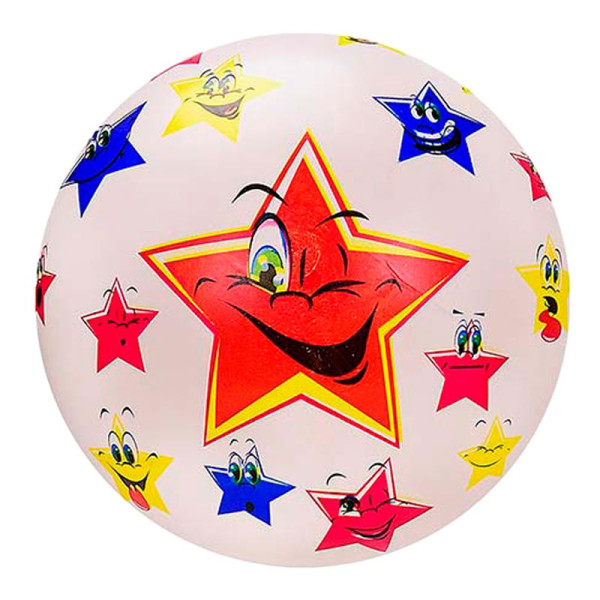 М'яч гумовий 9" 55 грам2 кольори RB2109_Stars