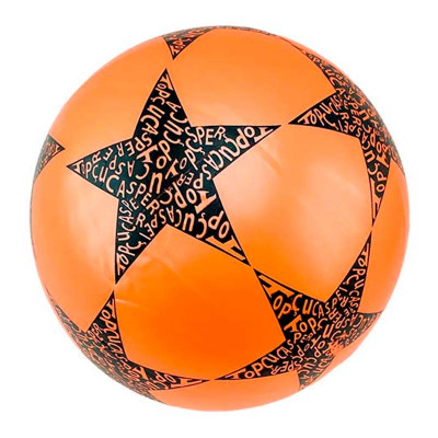 М'яч гумовий 9" із малюнком зірки RB20302_Orange М'яч гумовий 9" із малюнком зірки RB20302_Orange