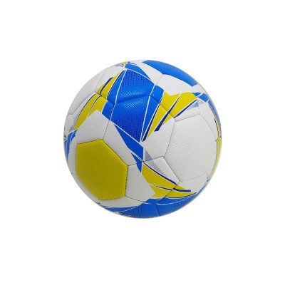 Мяч футбольний "5 PVC 320-350 гр синьо-жовтий ABT007