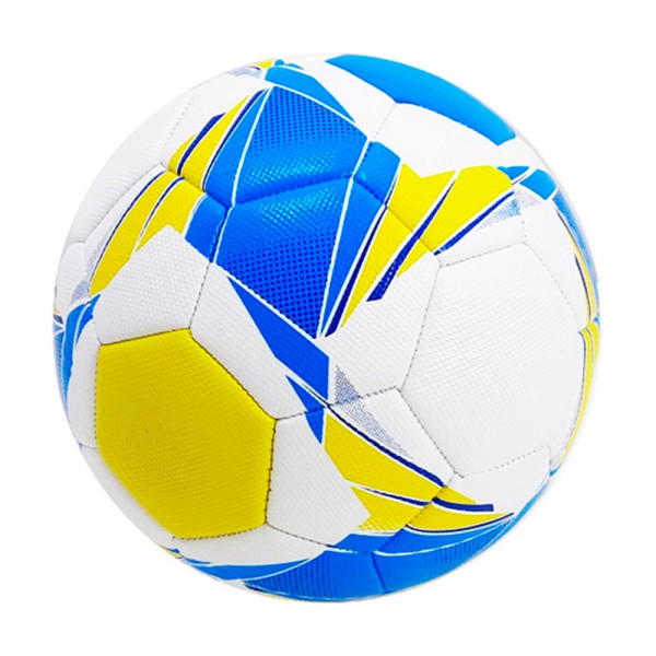 Мяч футбольний "5 PVC 320-350 гр синьо-жовтий ABT007