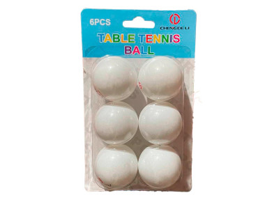 Набір Мячиків для тенісу ABS 6 штук TB2619_White