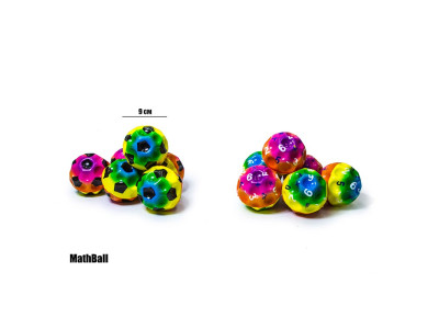 Мячик Moon Ball 9 см з принтом Math