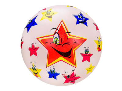 М'яч гумовий 9" 55 грам2 кольори RB2109_Stars