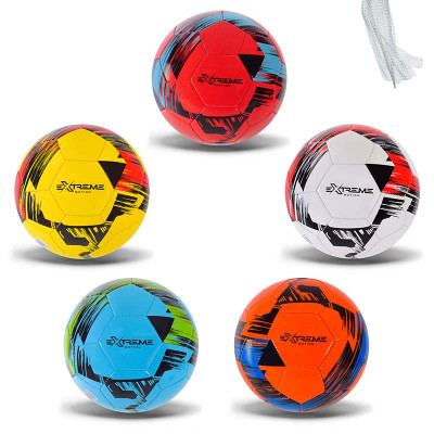 М'яч футбольний №5, PVC,100 гр,5 кольорів FB2484