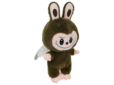 Мяка іграшка Лабубу з крилами 40 см LB15703_Brown