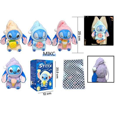 М'який брелок Стіч з ковпаком 20 см Stitch_0002