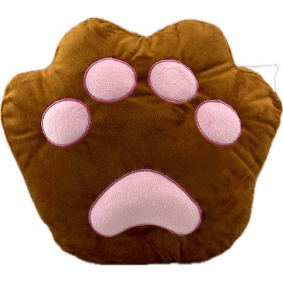 Мяка іграшка Подушка Тапа-лапка 35 см 0368_Brown Мяка іграшка Подушка Тапа-лапка 35 см 0368_Brown