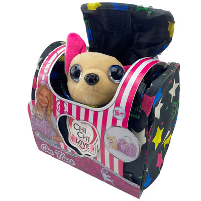 Собачка в сумочці Chi Chi Love Чихуахуа Вояж 20 см зі звуком чорна LM-033 5892276 Black Собачка в сумочці Chi Chi Love Чихуахуа Вояж 20 см зі звуком чорна LM-033 5892276 Black