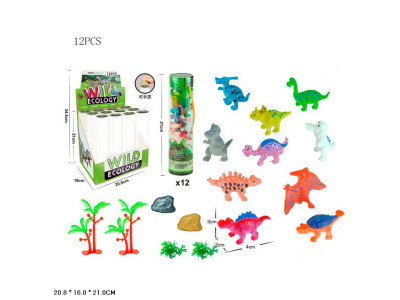 Тварини динозаври 12 фігурок в упаковці 303-311