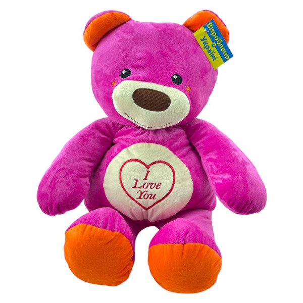 М'яка іграшка Ведмідь Ласун 45 см 0189_Pink