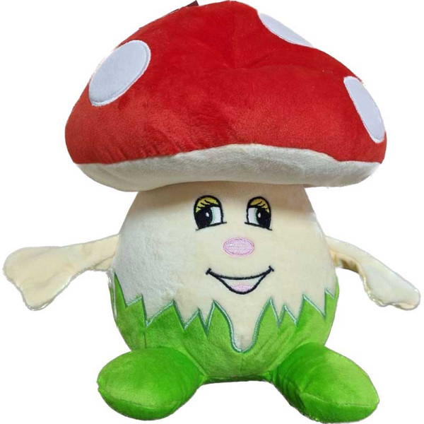 М'яка іграшка Грибок 25 см 0201