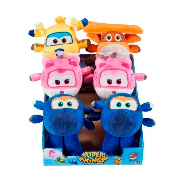 Іграшка мяконабивна у дисплеї 6 шт (Jett 2 Paul 2 Bello 1 Mira 1) YW711309 A