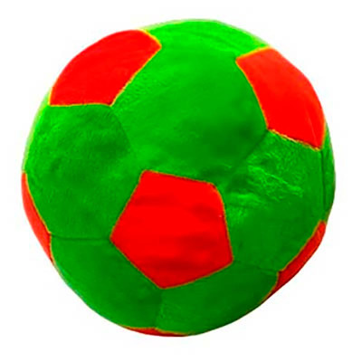 Іграшка мяконабивна Мяч футбольний МС 180402-01_Green-Orange