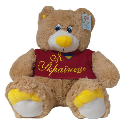 М'яка іграшка Ведмідь Барні 75 см 0295_Light Brown М'яка іграшка Ведмідь Барні 75 см 0295_Light Brown