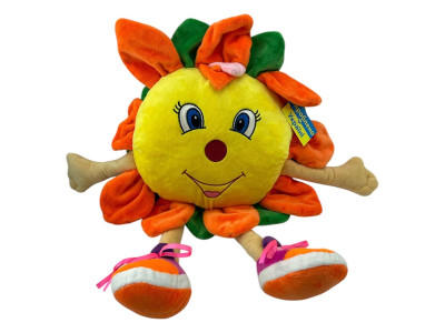 Мяка іграшка Соняшник 40 см 0109_Orange-Green
