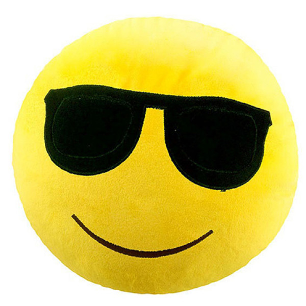 Іграшка подушка "SMILES" в окулярах DT-ST-01-12