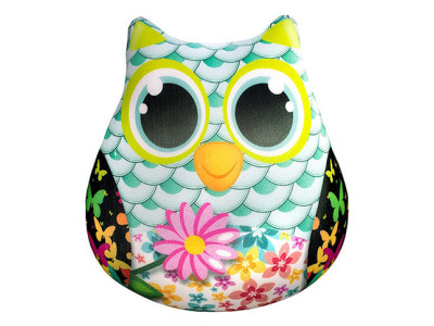 М'яка іграшка-антистрес "Сова" зелена 23*24 см DT-ST-01-38