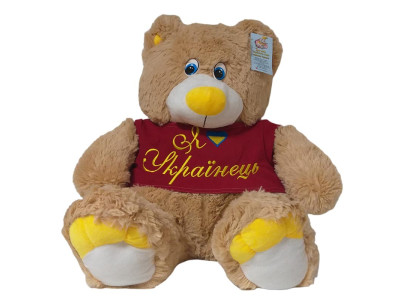 М'яка іграшка Ведмідь Барні 75 см 0295_Light Brown