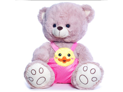 Плюшевий ведмедик у комбінезоні 22081