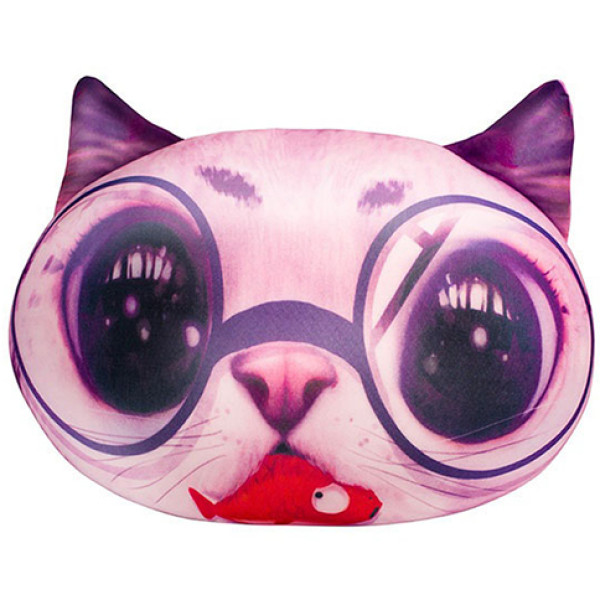 М'яка іграшка антистрес Кіт окастик (рожевий) DT-ST-01-03