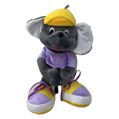 М'яка іграшка Миша Паша 30 см 0095_Yellow-Violet