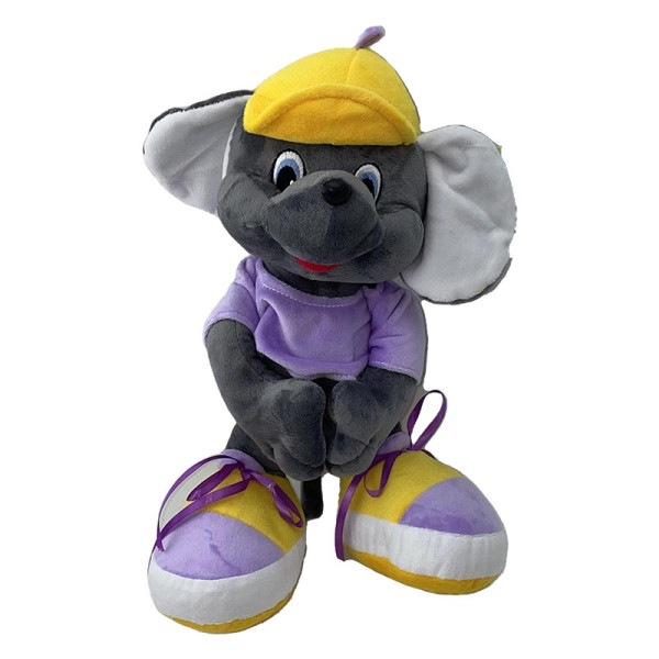 Мяка іграшка Миша Паша 30 см 0095_Yellow-Violet