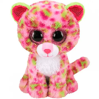 Дитяча іграшка м`яконабивна TY Beanie Boo`s 35012 Різнокольоровий леопард " 35012
