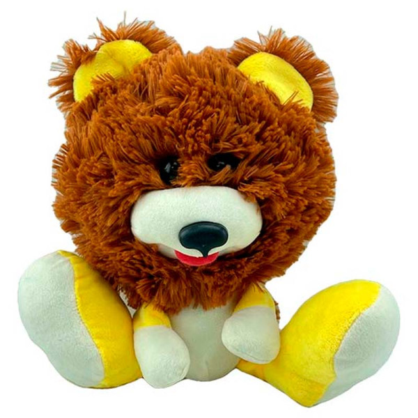 Мяка іграшка Коротишка ведмідь 30 см 0032_Brown-Yellow