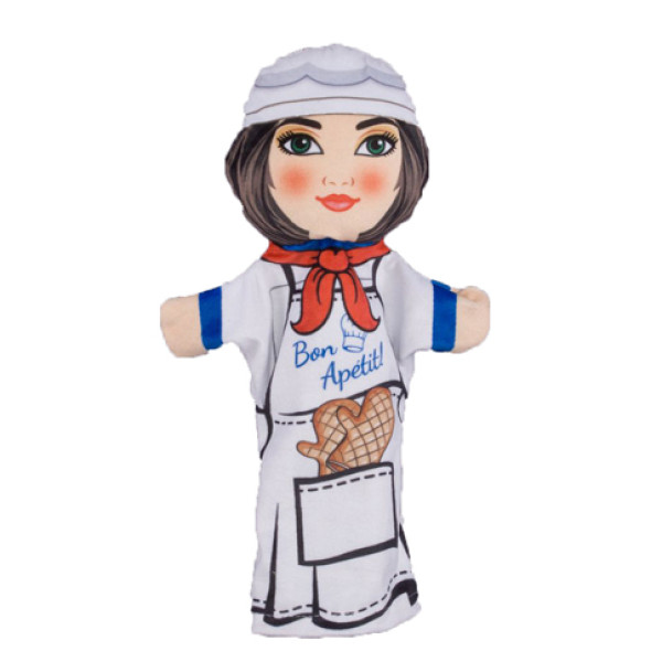 М'яка іграшка Лялька-рукавичка "Кухар" 00654-10