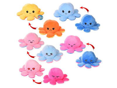 Мяка іграшка восьминіг-перевертень 5 видів OC1633