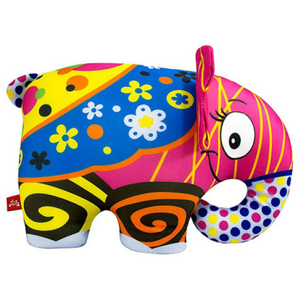 Подушка антистрес Слон Різнобарвна 25*20 см DT-ST-01-59