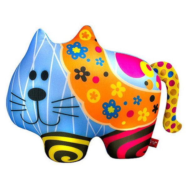 М'яка іграшка антистрес "Кіт у квіточку" DT-ST-01-62