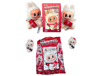 Мяка іграшка брелок Labubu Coca-Cola labubu-cola2