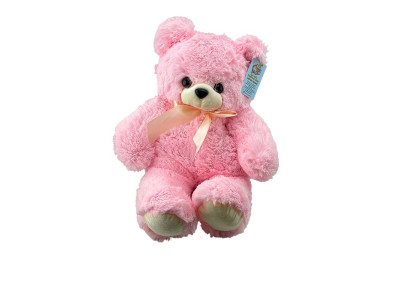 М'яка іграшка Ведмідь Боник 35 см 0217_Pink