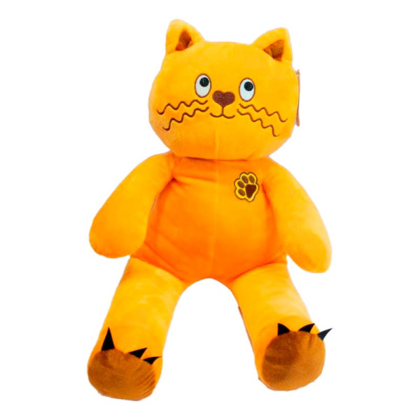 М'яка іграшка Кіт Лапчик 50 см 0349_Orange