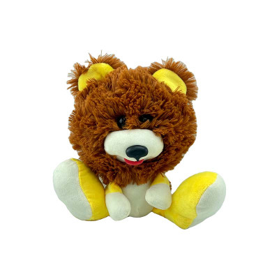 М'яка іграшка Коротишка ведмідь 30 см 0032_Brown-Yellow