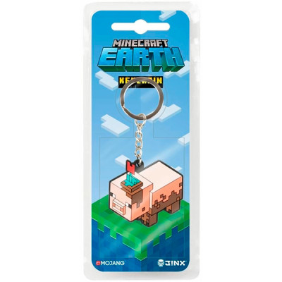 Брелок Minecraft Земля Muddy Pig JINX-10758 Брелок Minecraft Земля Muddy Pig JINX-10758