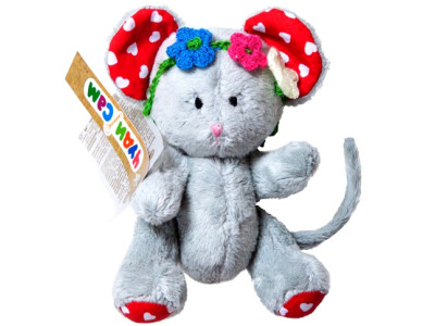 Мяка іграшка ручної роботи "Мишеня" шарнірне "Мишеня А024